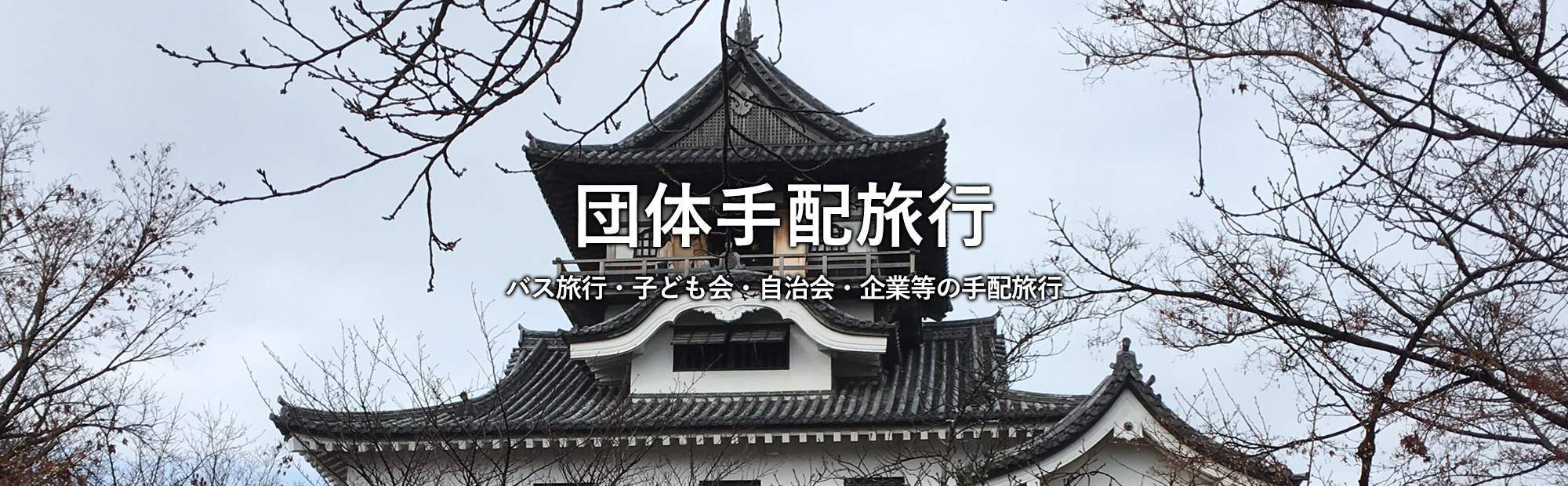 団体手配旅行：バス旅行・子ども会・自治会・企業等の手配旅行